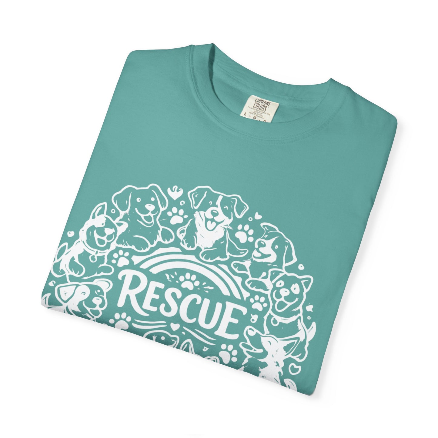T-Shirt — "Rescue Is My Favorite Breed" Dog Rescue Graphic Tee