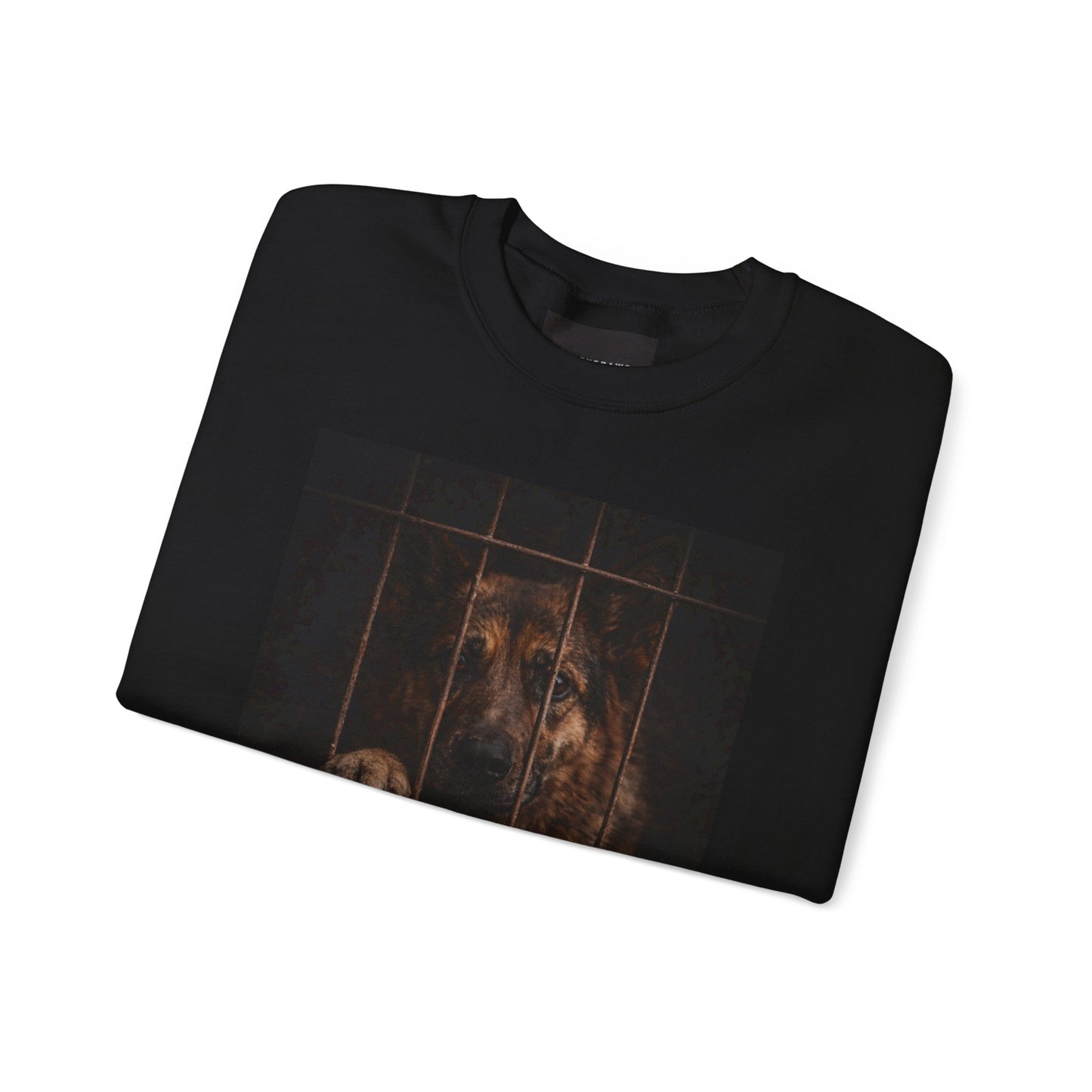 Crewneck Sweatshirt — "Your Silence Kills" Animal Rescue Awareness Design