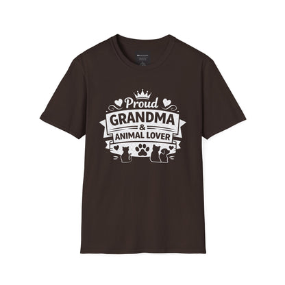 Proud Grandma & Animal Lover T-Shirt