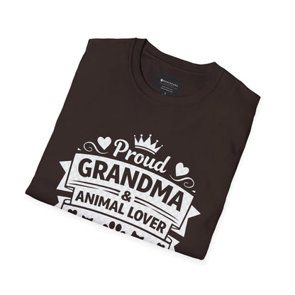 Proud Grandma & Animal Lover T-Shirt