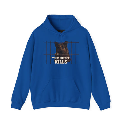 Hoodie - "Your Silence Kills" Advocacy Graphic Hoodie