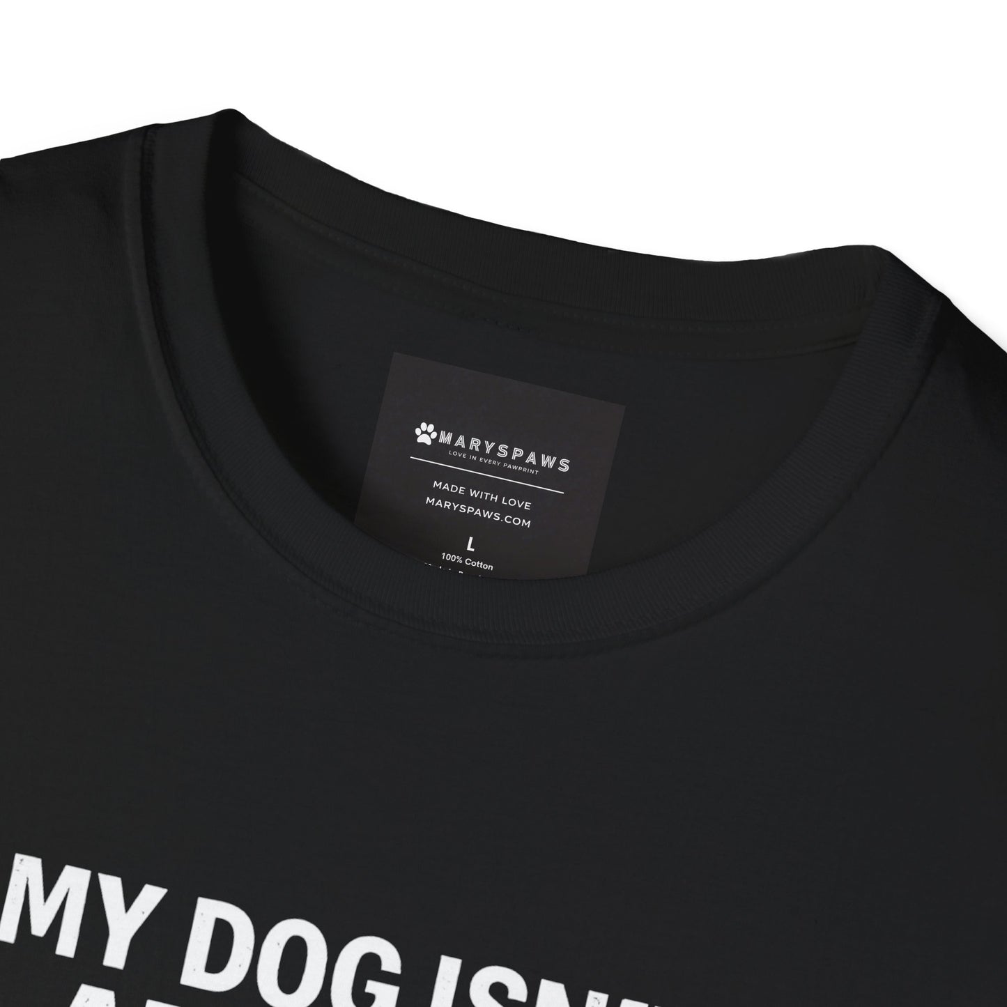 Dog Lover T-Shirt — “My Dog Isn't Adopted. He's Chosen.” Graphic Tee