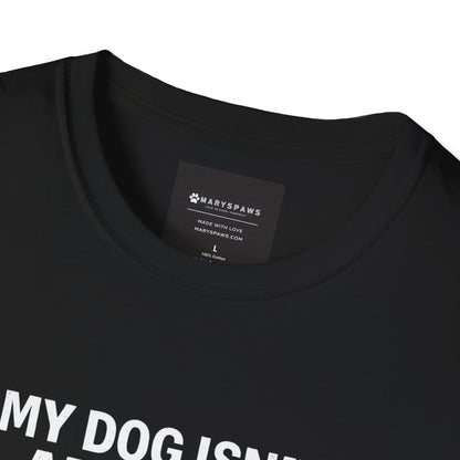 Dog Lover T-Shirt — “My Dog Isn't Adopted. He's Chosen.” Graphic Tee