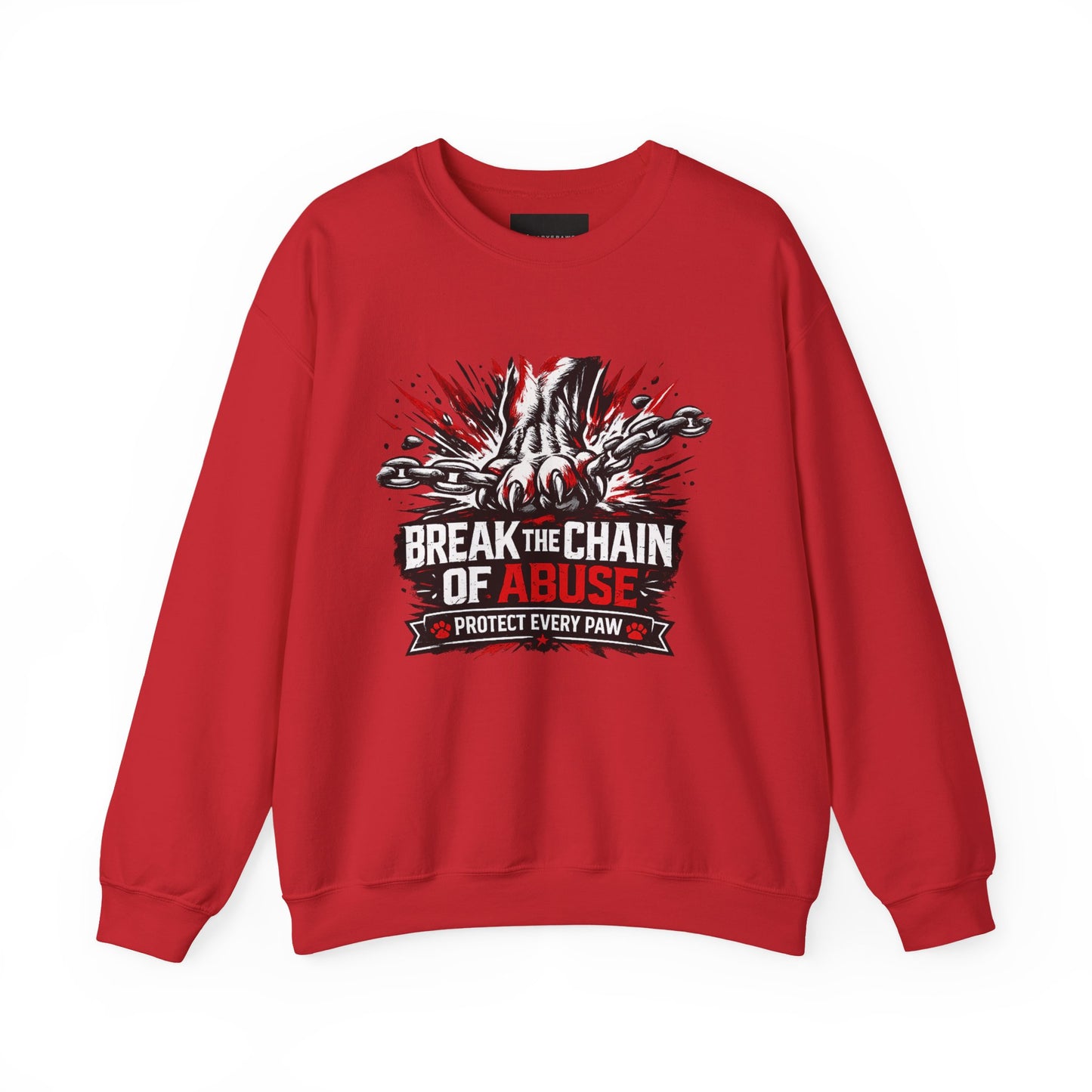 Crewneck Sweatshirt — "Break the Chain of Abuse" Support & Awareness Pullover