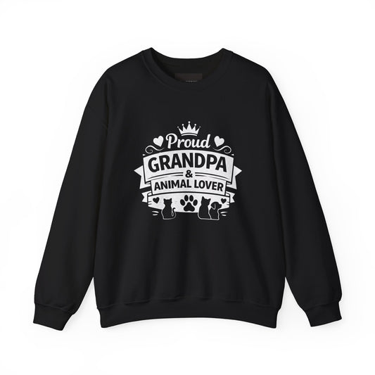 Proud Grandpa & Animal Lover Sweatshirt