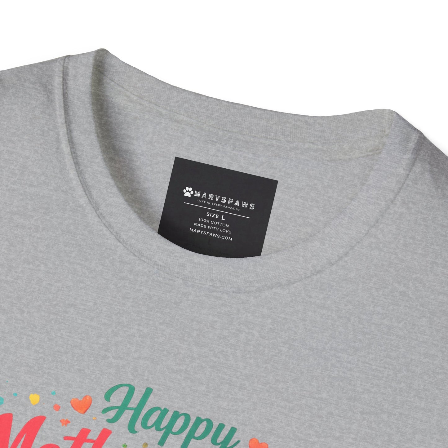 Mother's Day Dog Mom T-Shirt – "Happy Mother's Day to the Best Dog Mom in the Whole World"
