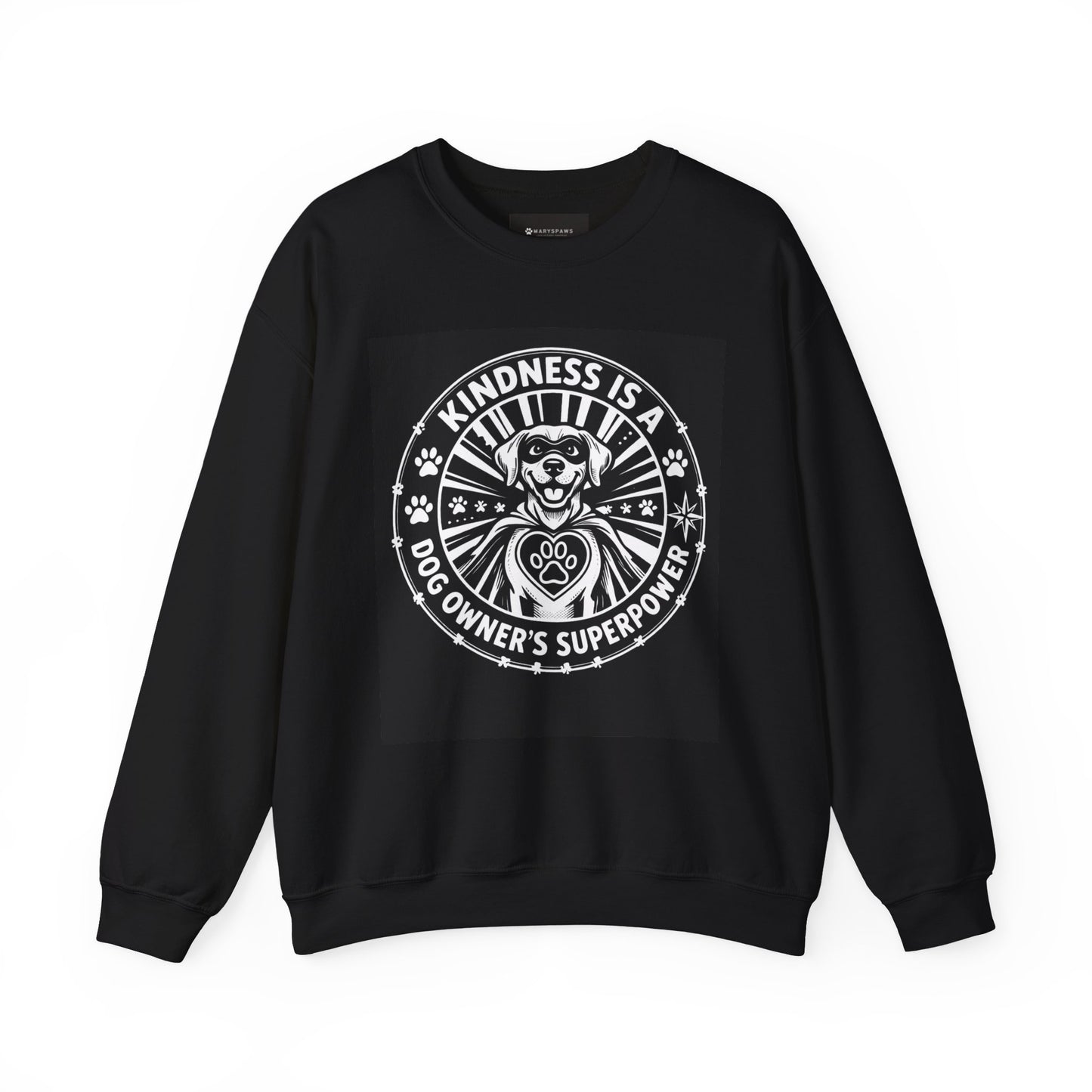 Kindness Is Magic Crewneck Sweatshirt — "Kindness Is A Dog Owner's Superpower" Dog Lover Pullover
