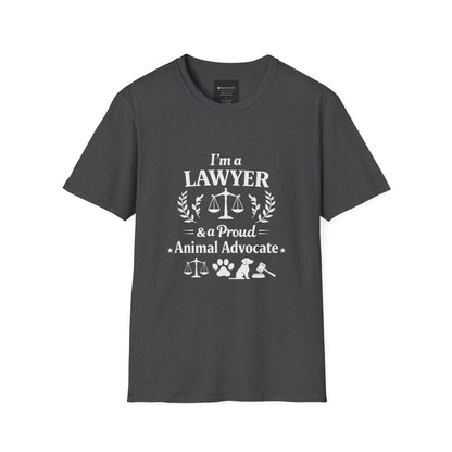 Lawyer & Proud Animal Advocate T-Shirt