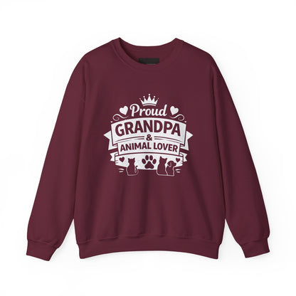 Proud Grandpa & Animal Lover Sweatshirt