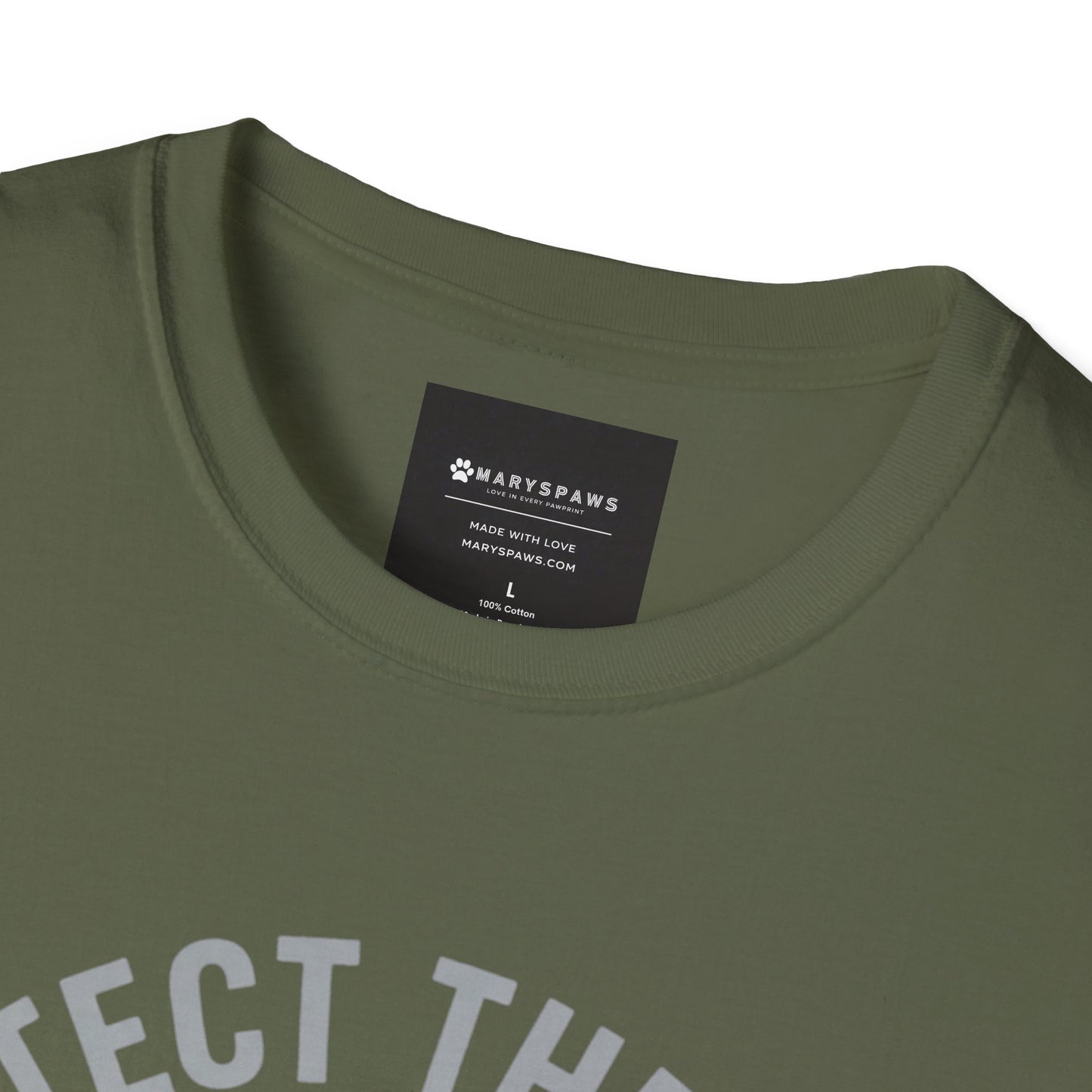 Protect the Pack "No Dog Left Behind" T-Shirt — Rescue & Dog Rescue Support Tee