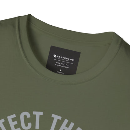 Protect the Pack "No Dog Left Behind" T-Shirt — Rescue & Dog Rescue Support Tee