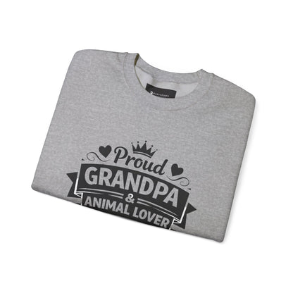 Proud Grandpa & Animal Lover Sweatshirt
