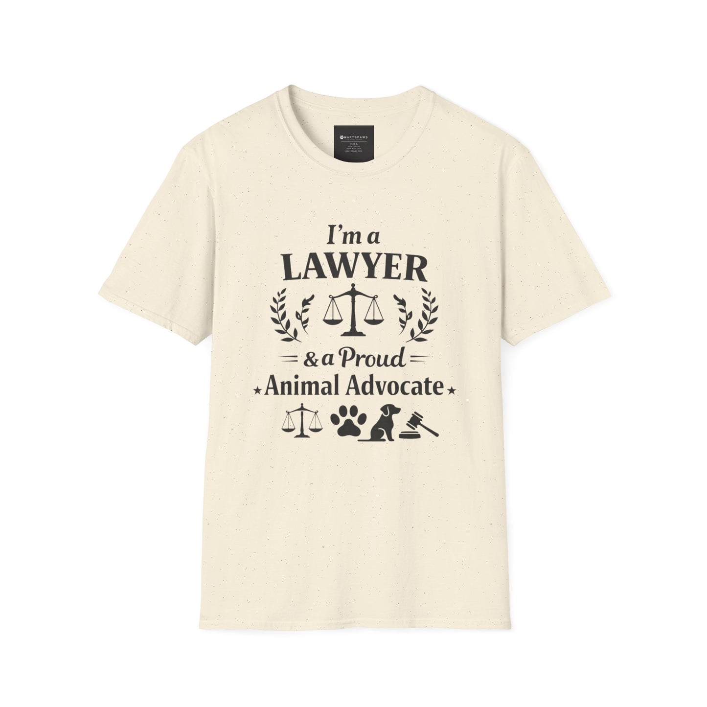 Lawyer & Proud Animal Advocate T-Shirt