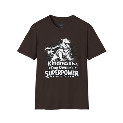Dog Owner T‑Shirt — "Kindness Is a Dog Owner's Superpower" V2 Graphic Tee
