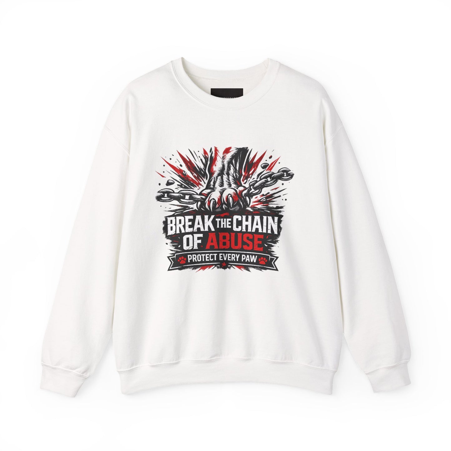Crewneck Sweatshirt — "Break the Chain of Abuse" Support & Awareness Pullover
