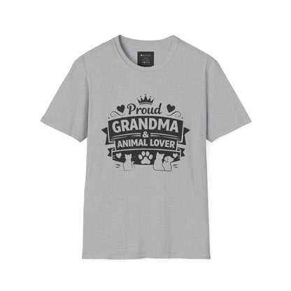 Proud Grandma & Animal Lover T-Shirt
