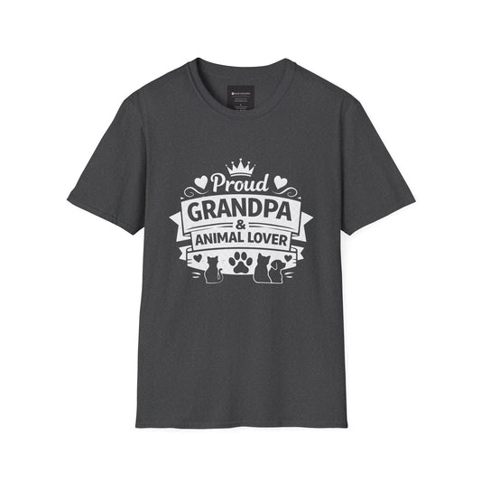 Proud Grandpa & Animal Lover T-Shirt