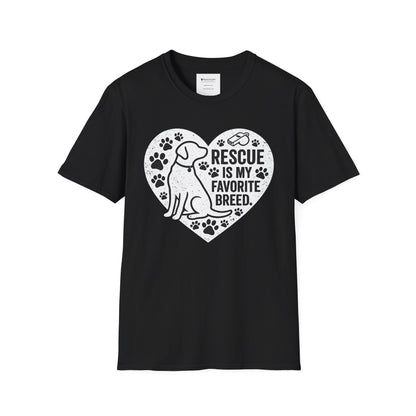 Rescue Is My Favorite Breed T-Shirt