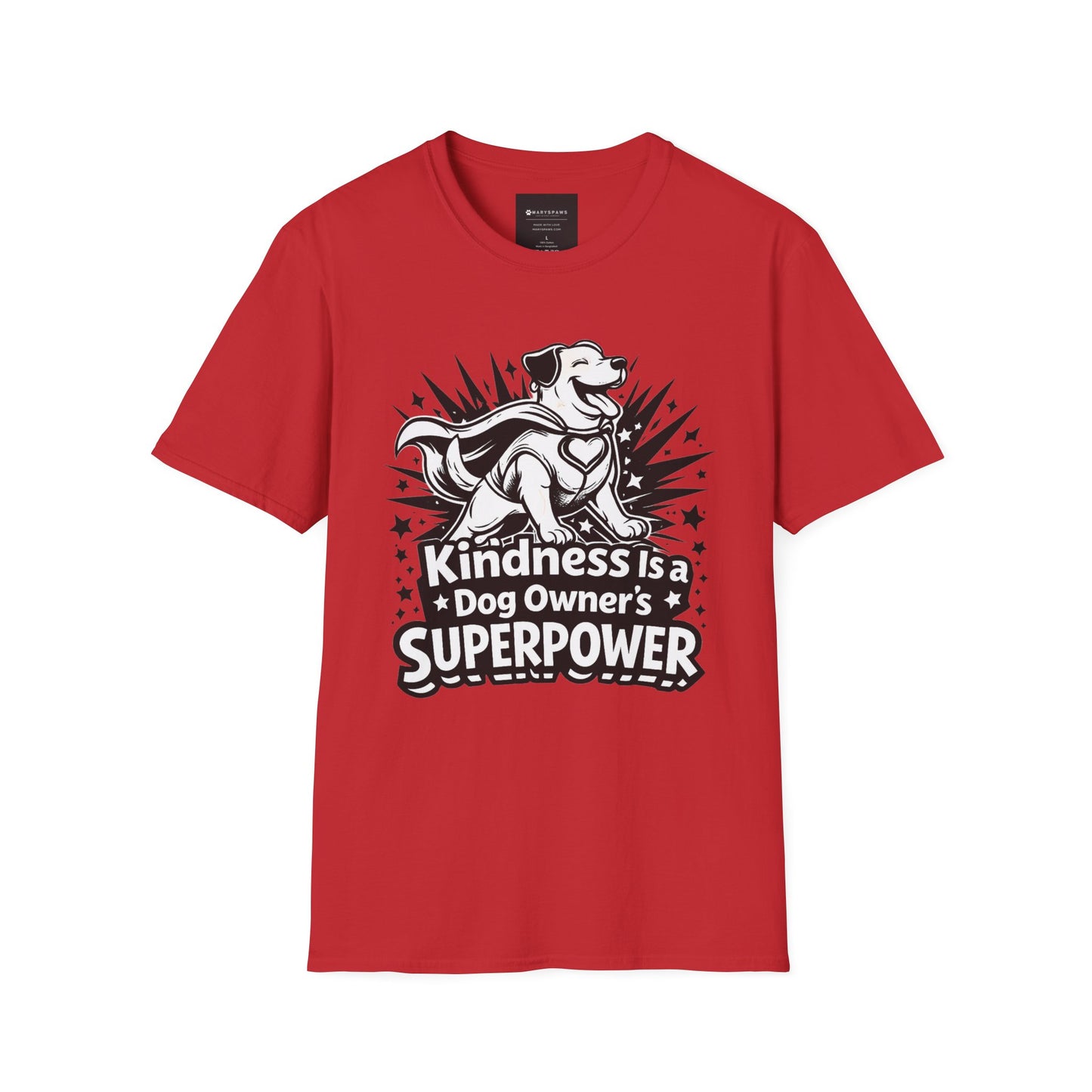 Dog Owner T‑Shirt — "Kindness Is a Dog Owner's Superpower" V2 Graphic Tee