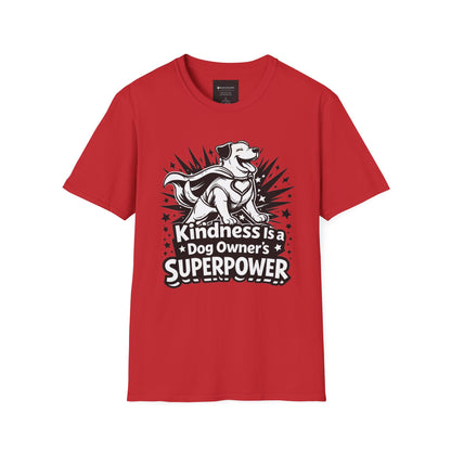 Dog Owner T‑Shirt — "Kindness Is a Dog Owner's Superpower" V2 Graphic Tee