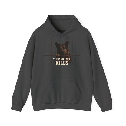 Hoodie - "Your Silence Kills" Advocacy Graphic Hoodie