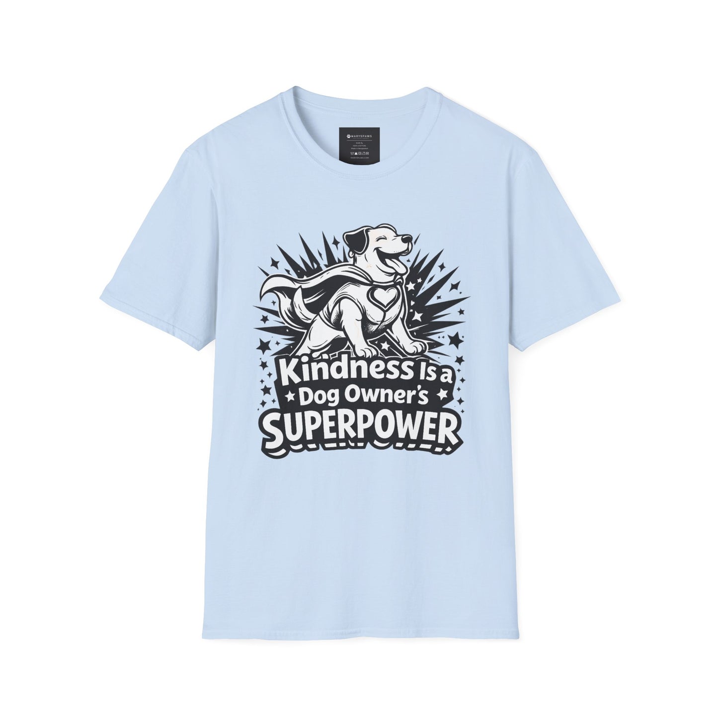Dog Owner T‑Shirt — "Kindness Is a Dog Owner's Superpower" V2 Graphic Tee