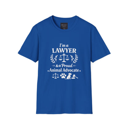 Lawyer & Proud Animal Advocate T-Shirt