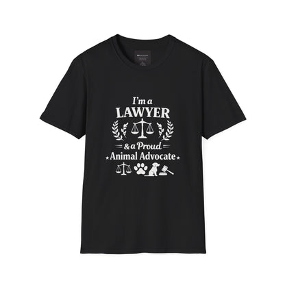 Lawyer & Proud Animal Advocate T-Shirt