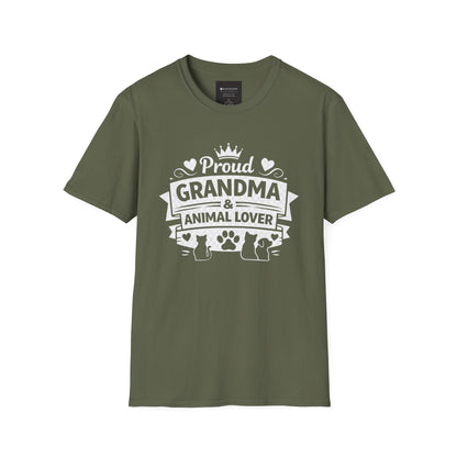 Proud Grandma & Animal Lover T-Shirt