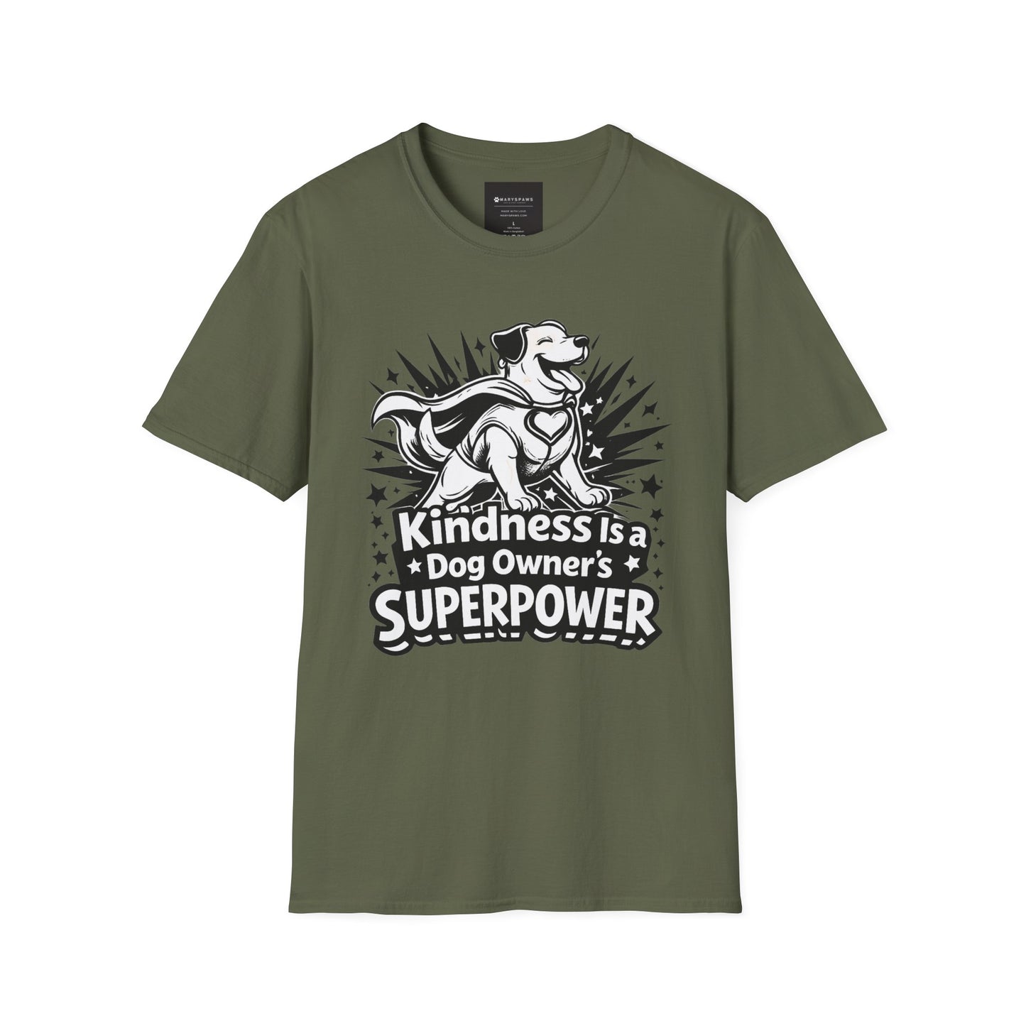 Dog Owner T‑Shirt — "Kindness Is a Dog Owner's Superpower" V2 Graphic Tee
