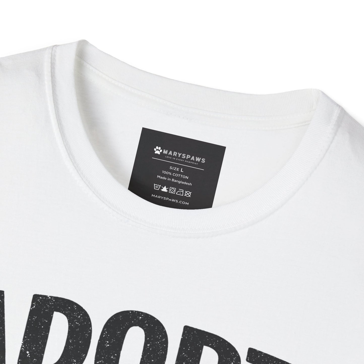 Adopt Don't Shop T-Shirt — Rescue Pet Awareness Tee
