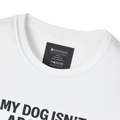Dog Lover T-Shirt — “My Dog Isn't Adopted. He's Chosen.” Graphic Tee