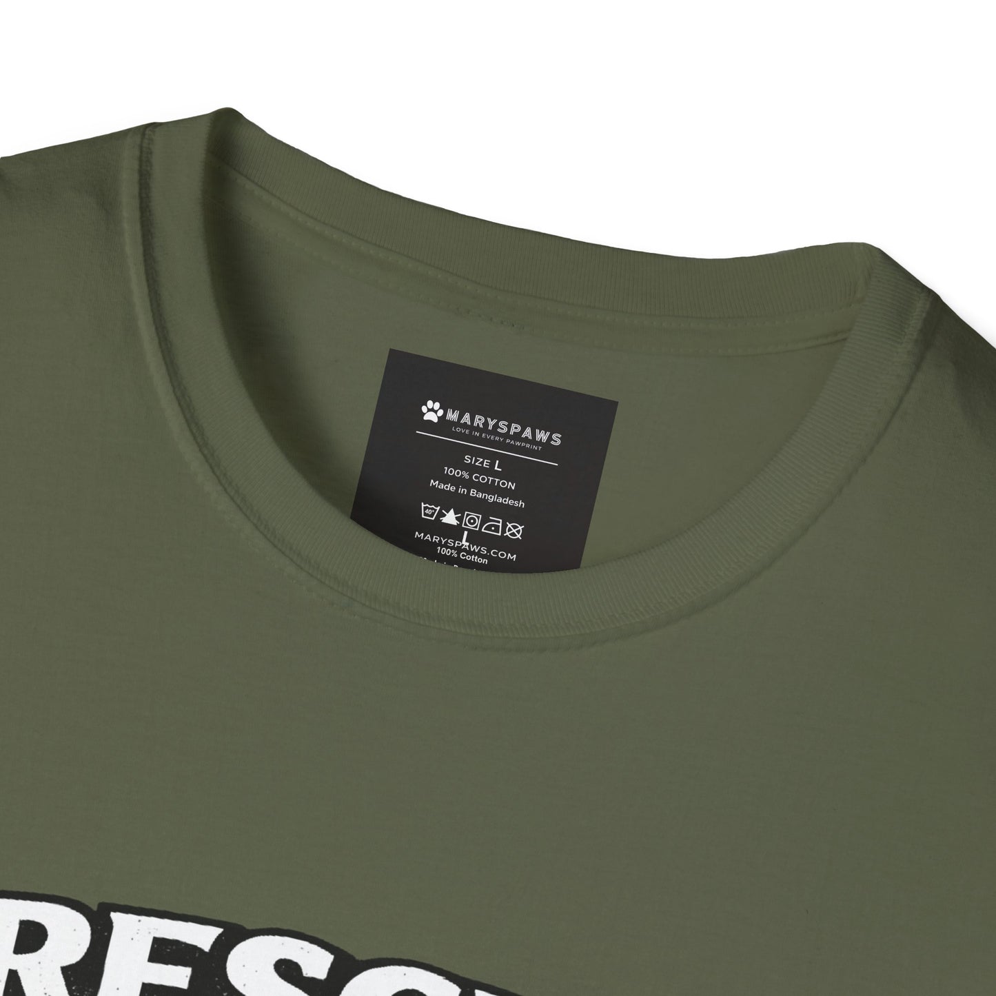 Rescue Dog Mom T-Shirt – "No Exceptions." Rescue Pet Lover Tee