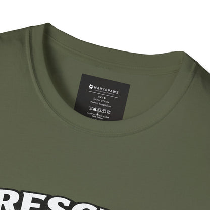Rescue Dog Mom T-Shirt – "No Exceptions." Rescue Pet Lover Tee