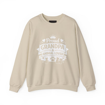 Proud Grandpa & Animal Lover Sweatshirt