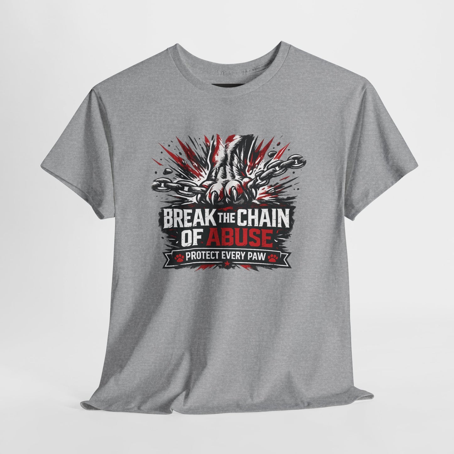 Break the Chain of Abuse Tee - Protect Every Paw Animal Rescue T-Shirt