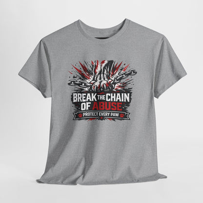 Break the Chain of Abuse Tee - Protect Every Paw Animal Rescue T-Shirt