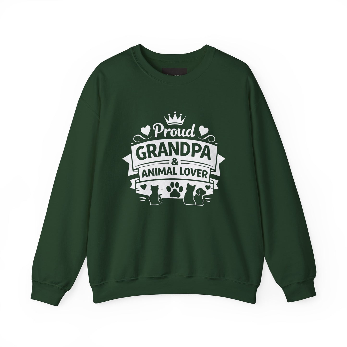 Proud Grandpa & Animal Lover Sweatshirt