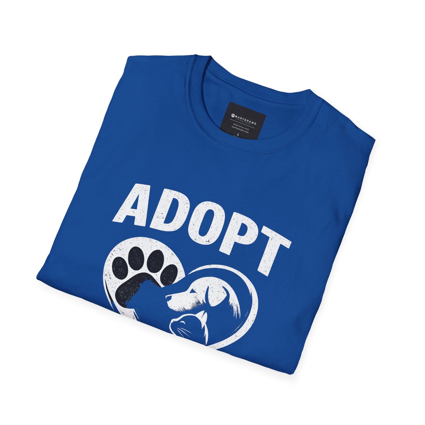 Adopt Don't Shop T-Shirt — Rescue Pet Awareness Tee