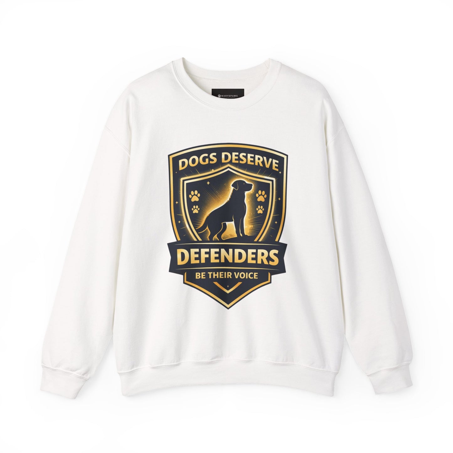 Sweatshirt — Dogs Deserve Defenders "Be Their Voice" Crewneck
