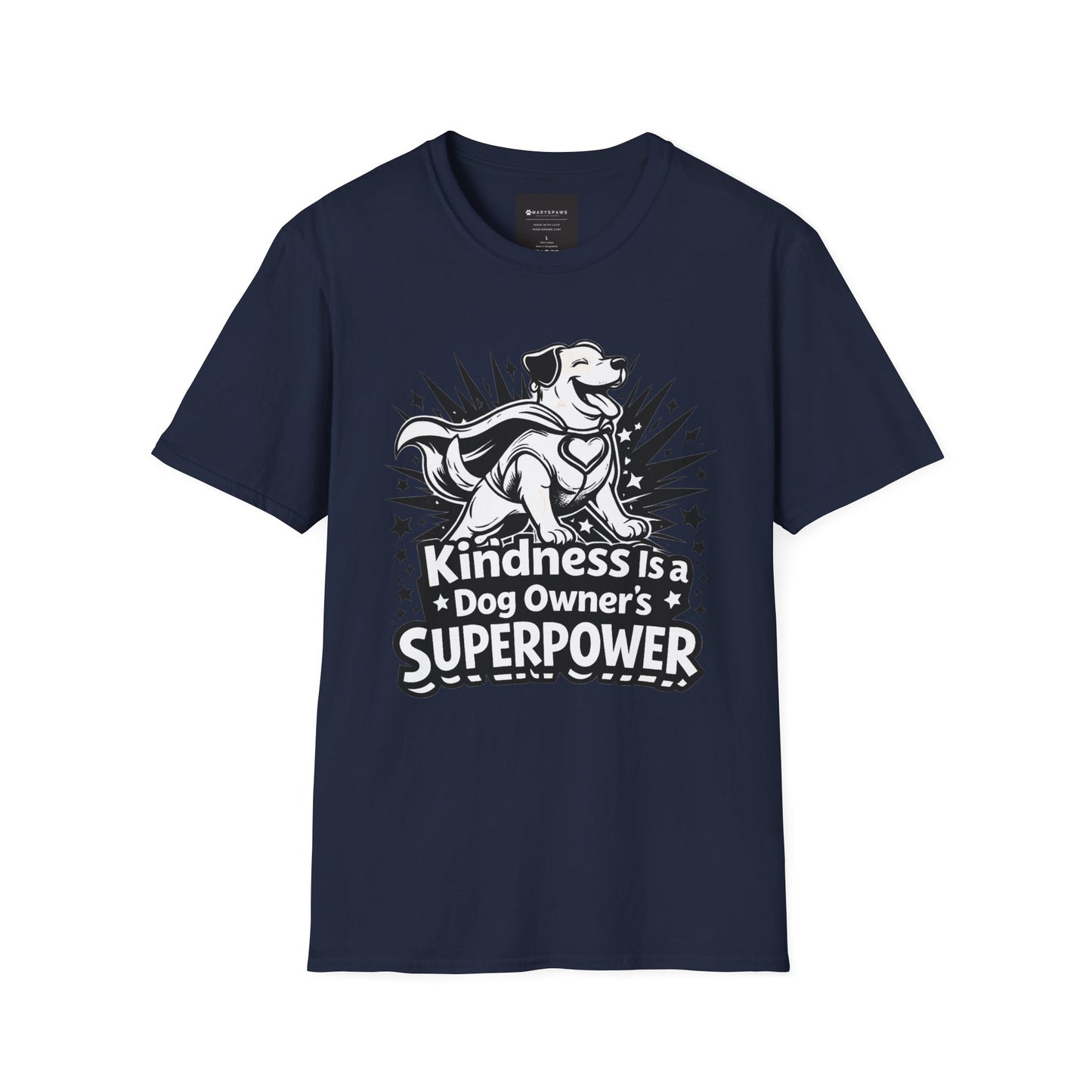 Dog Owner T‑Shirt — "Kindness Is a Dog Owner's Superpower" V2 Graphic Tee