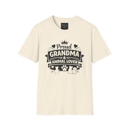 Proud Grandma & Animal Lover T-Shirt