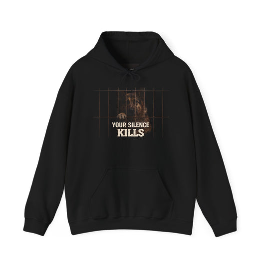Hoodie - "Your Silence Kills" Advocacy Graphic Hoodie
