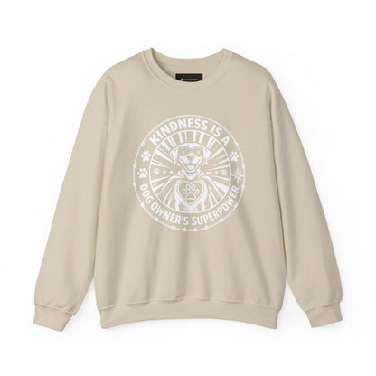 Kindness Is A Dog Owner’s Superpower Crewneck Sweatshirt