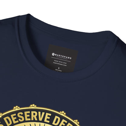 Dogs Deserve Defenders T-Shirt — Be Their Voice Animal Rescue Tee