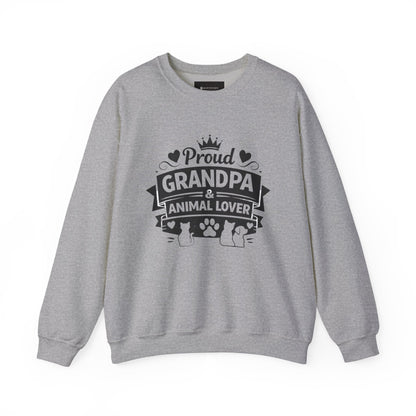 Proud Grandpa & Animal Lover Sweatshirt