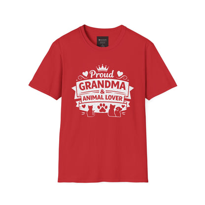 Proud Grandma & Animal Lover T-Shirt