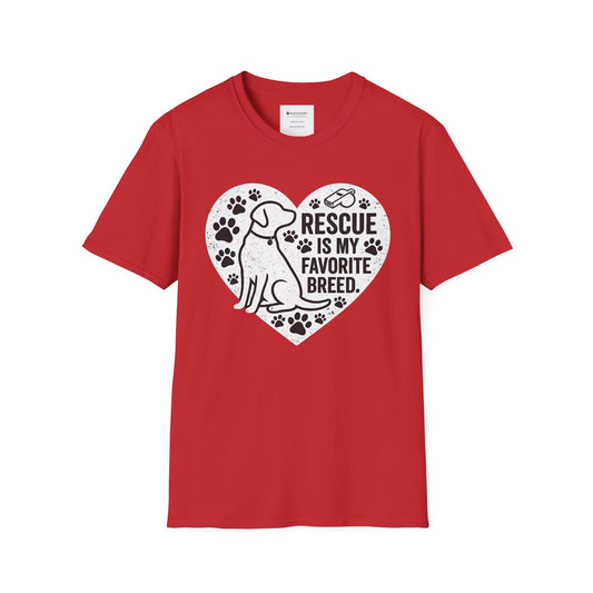 Rescue Is My Favorite Breed T-Shirt