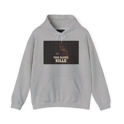 Hoodie - "Your Silence Kills" Advocacy Graphic Hoodie