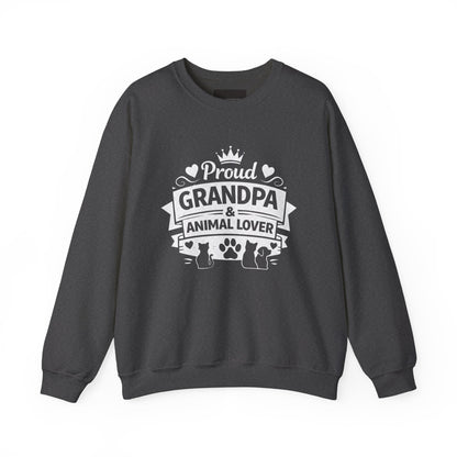 Proud Grandpa & Animal Lover Sweatshirt
